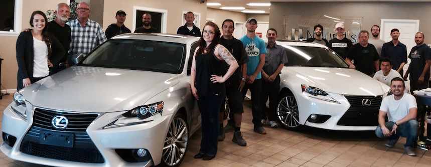 The team at Nylund's Collision Center - Lexus Auto Body Repair - Lexus Body Shop